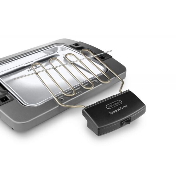 De'Longhi Barbecue Grill 1900W Adjustable Grill Height Cool-Touch Handles Indicator Light Bq55