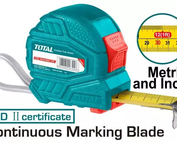 Total Steel Measuring Tape 5m x 25mm TMT126352