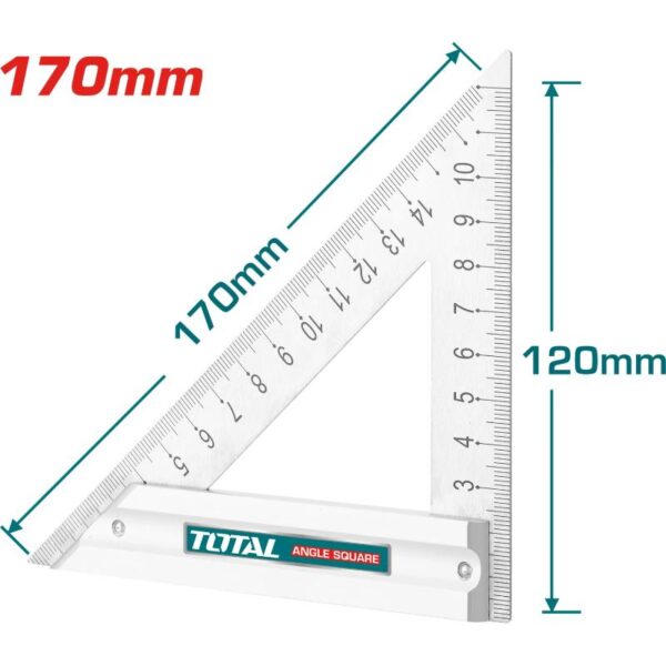Total Try/Angle Square Measuring Caliper 170Mm Tmt61205