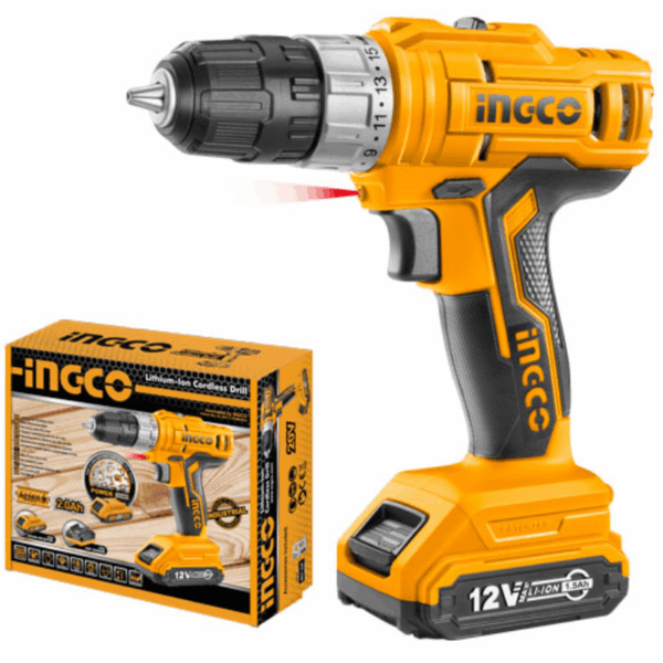Ingco Lithium-Ion Cordless Drill 20V Cdli20021