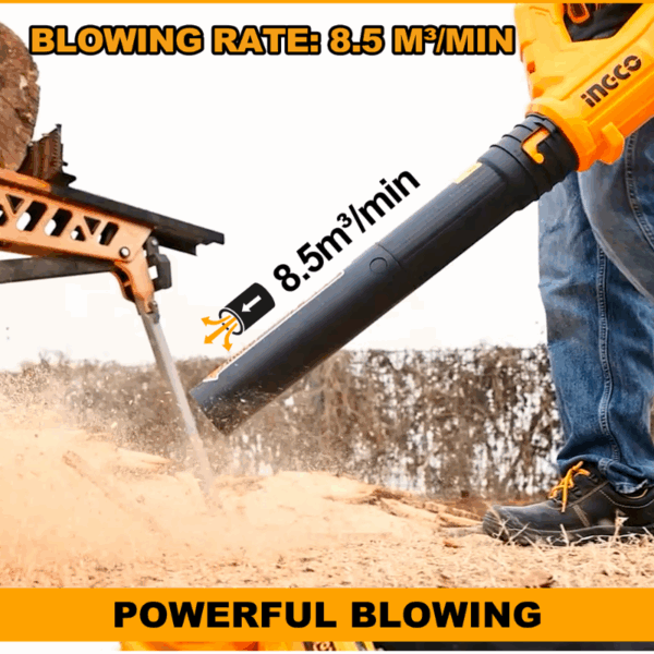 Ingco Cordless Blower Lithium-Ion 20V With Charger &Amp; Battery Cabli203235