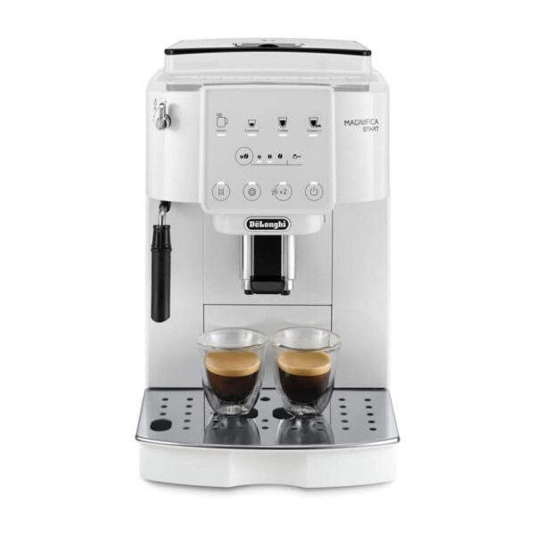 De'Longhi Magnifica Start Bean To Cup Fully Automatic Coffee Machine Traditional Milk Frother Built In Grinder 100% Arabica Whole Coffee Beans Ecam220.21.Ww