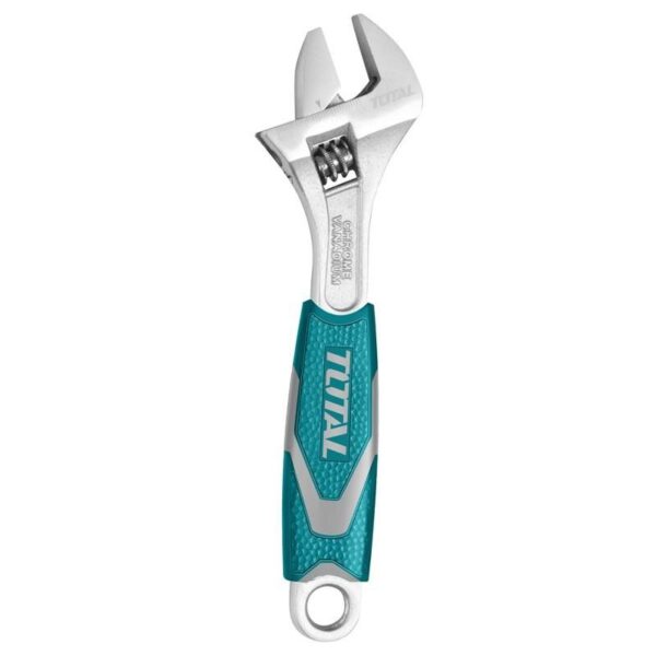 Total Adjustable Wrench 8” With Total Style Handle Tht101086