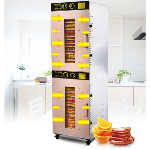 Generic Commercial Fruit &Amp; Vegetable Dehydrator Machine 32 Trays Stainless Steel