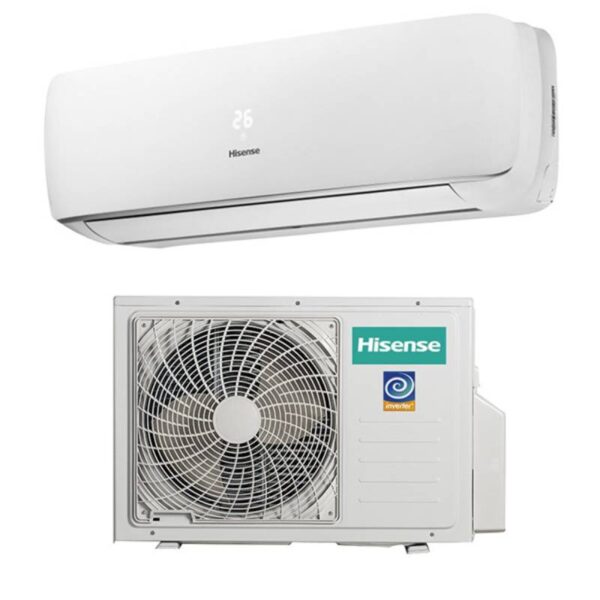 Hisense Wall Split Air Conditioner 18000Btu With Inverter, Ultra Quiet, Fast Cooling, High Efficiency As-18Tr4Smadb01