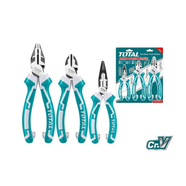 Total High Leverage Pliers Set 3Pcs Tht2K0301S