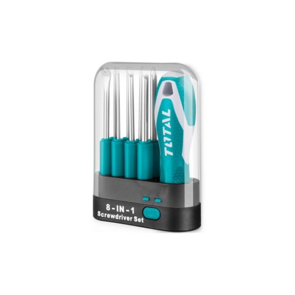 Total Interchangeable Screwdriver Set 9Pcs Tht250906