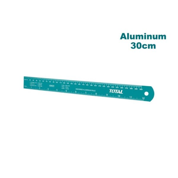 Total Ruler 30Cm Aluminum Tmt633002