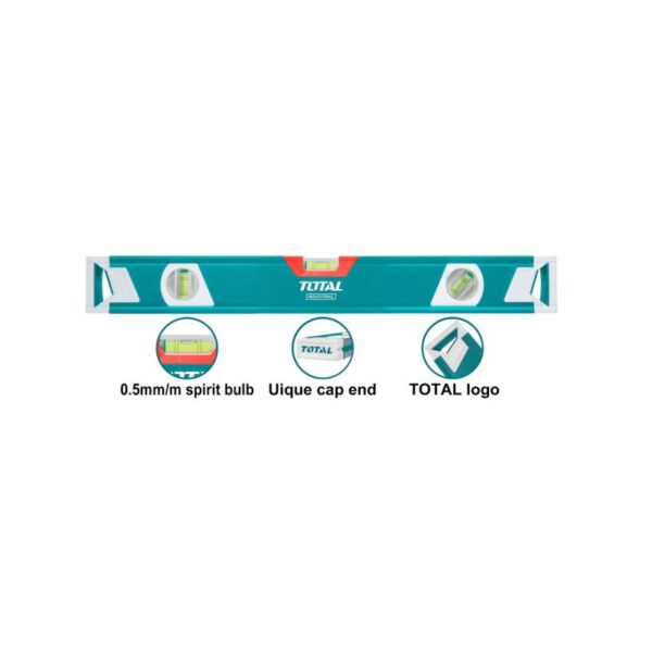 Total Spirit Level V-Groove 60Cm Tmt2606