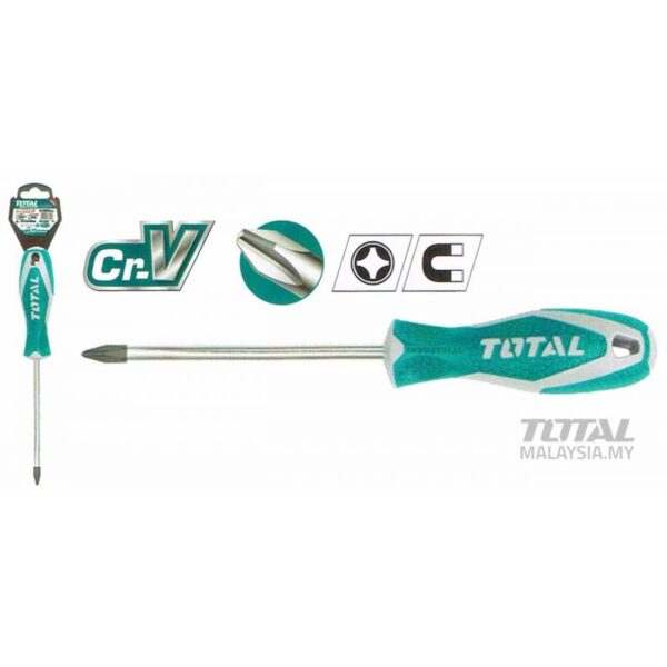 Total Phillips Screwdriver Length 150Mm Tht2266