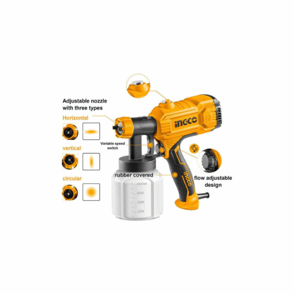 Ingco Spray Gun 450W Spg3508
