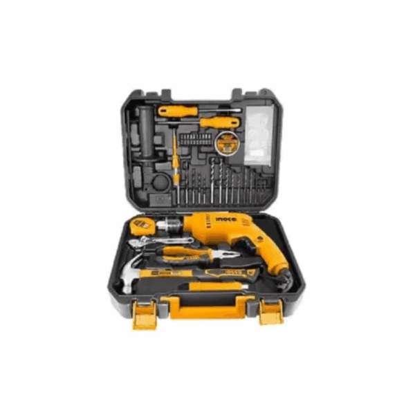 Ingco 115Pcs Tools Set With Impact Drill 680W Hkthp11151