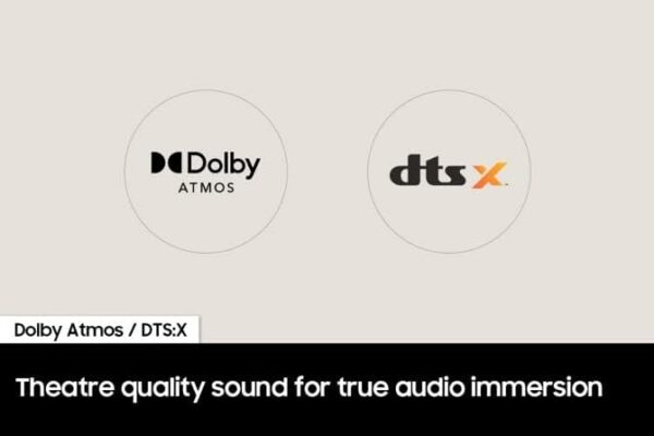 Samsung Soundbar With Subwoofer 2.1Ch B-Series With Dts Virtual:x, Bass Boost, Adaptive Sound Lite Hw-B550/Zn