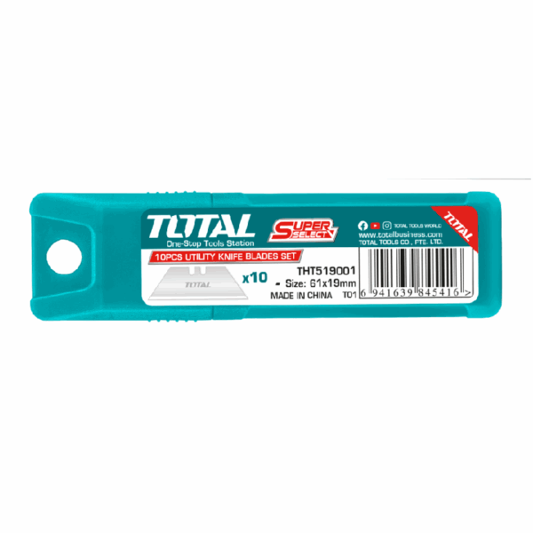 Total Knife Blade Set 10Pcs Tht519001
