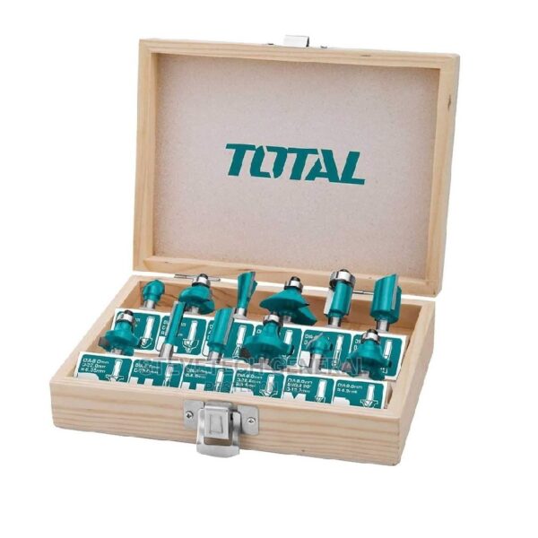 Total Router Bit 8Mm Pack Of 12 Tacsr1121