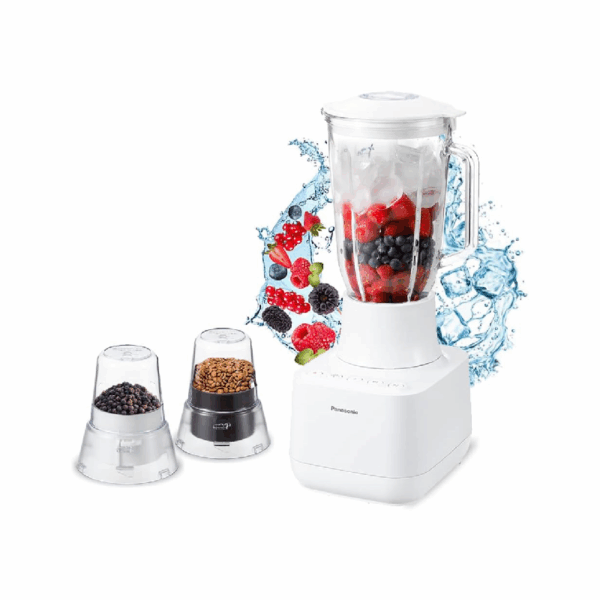 Panasonic Glass Jug Blender 700W For Ice Crushing, Juice, Smoothies &Amp; Meals Mx-Mg5321Wtn