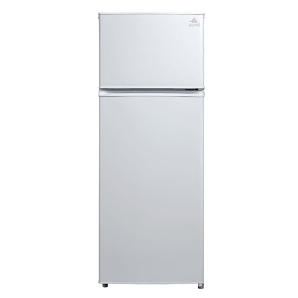 Evvoli Top Double Door Refrigerator Wihte Evrfm-225L