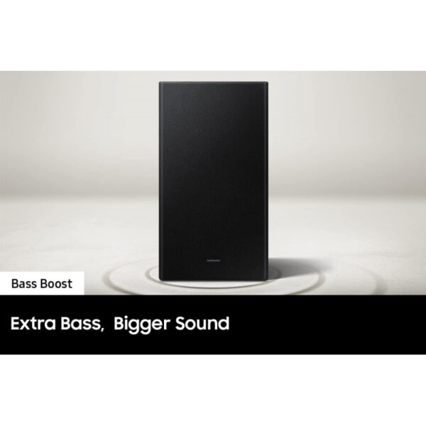 Samsung Soundbar With Subwoofer 2.1Ch B-Series With Dts Virtual:x, Bass Boost, Adaptive Sound Lite Hw-B550/Zn