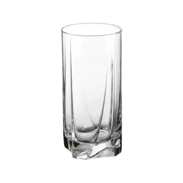 Pasabahce Luna Tumbler Glasses 390Cc V Block Antimicrobial Technology 6Pcs 42358