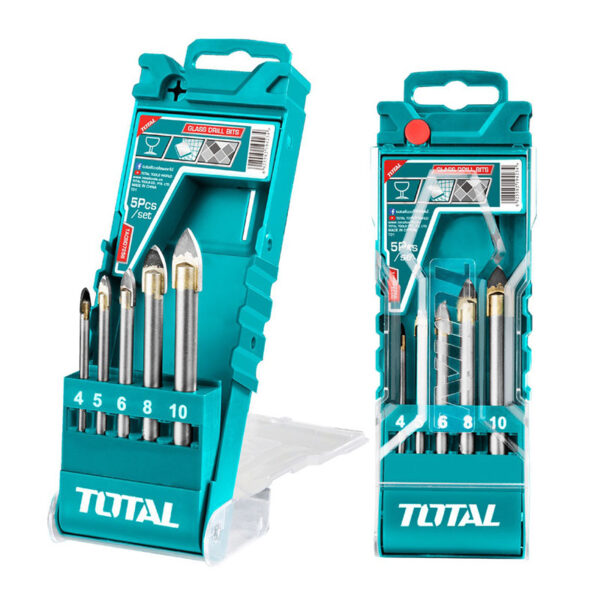Total Drill Bit Set For Glass 5Pcs Tacsd7256