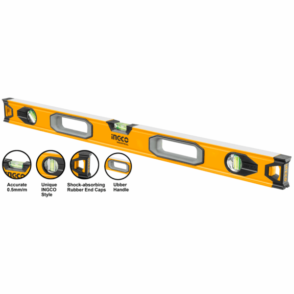 Ingco Spirit Level 200Cm X 1.5Mm Hsl08200
