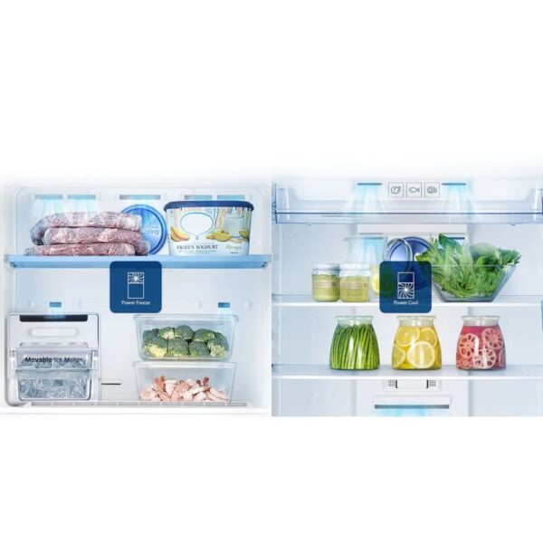 Samsung Refrigerator 363L Top Freezer, Digital Inverter, Twin Cooling Plus, Tmf, Dit, Air Hygienically, Led Lighting, Inox Rt44K5552S8/Rt35K5552S8