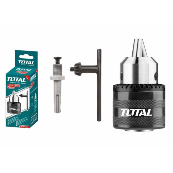Total Drill Chuck With Key &Amp; Sds Adaptor 13Mm Tac451301.1