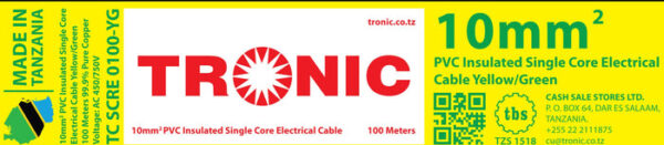Tronic 10Mm Single Core Cable
