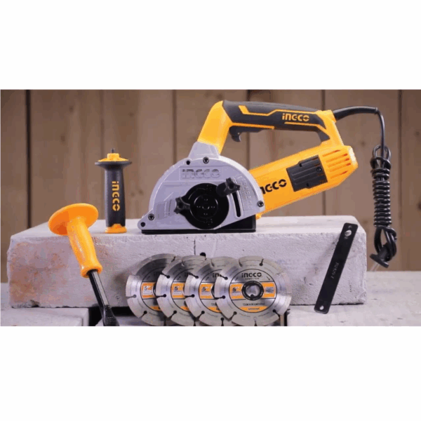 Ingco Wall Chaser 1500W With 4Pcs Cutting Discs Wlc15008
