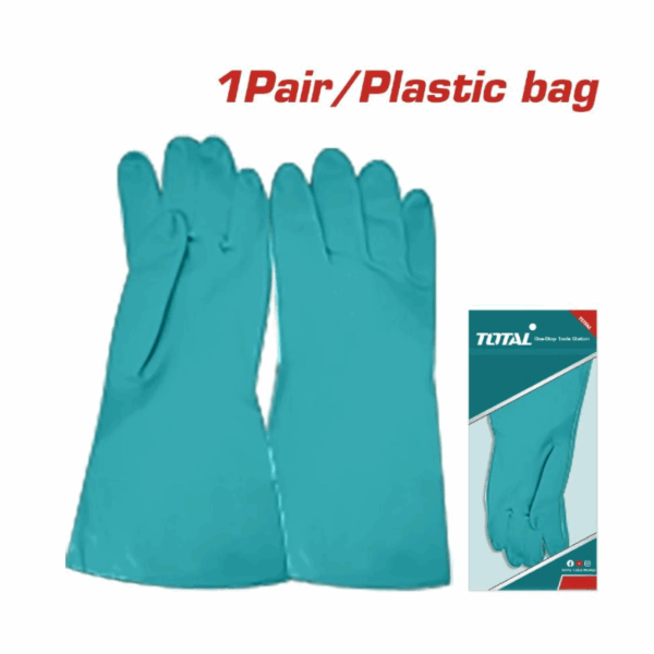 Total Nitrile Gloves L Size For Excellent Wear Resistance, Acid And Alkaline Resistance, Excellent Oil Resistance Tsp12103