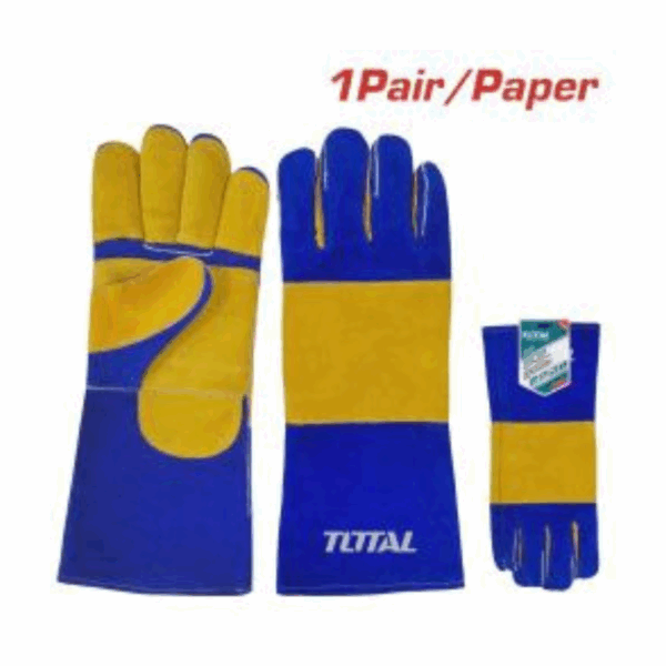 Total Welding Leather Gloves 16&Quot;, Heat Resistant, Can Prevent Sparks From Splashing Tsp15216
