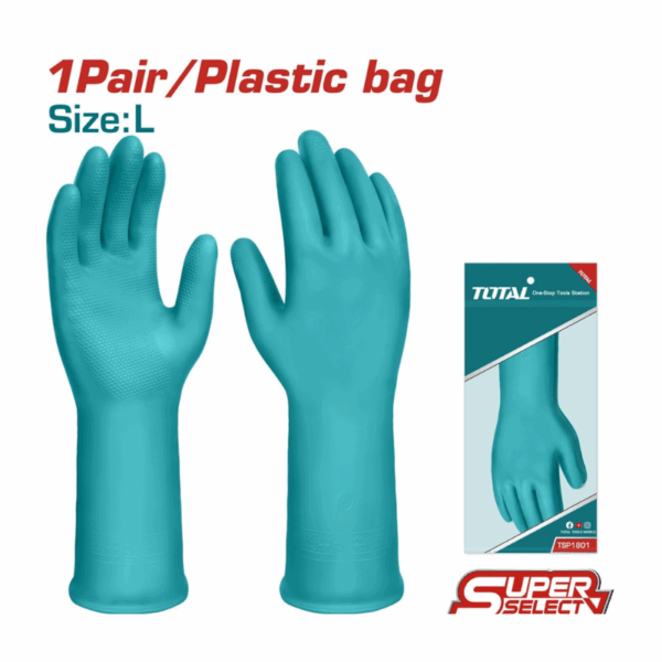 Total Pvc Gloves L/32Cm For Gardening, Cleaning Tsp1801