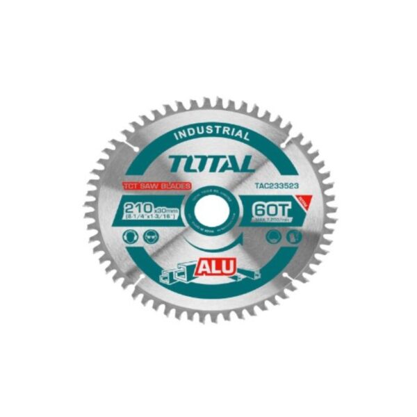 Total Mitre Saw Blade Aluminum 8¼” Tac233523