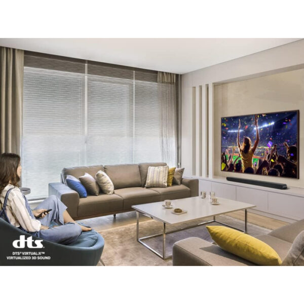 Samsung 3.2.1Ch Soundbar With Wireless Dolby Atmos, Dts Virtual X, Q-Symphony, Airplay 2, Game Pro Mode, Alexa Built-In, Black Hw-S800B/Zn