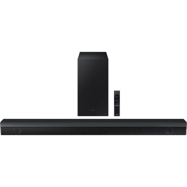 Samsung Soundbar With Subwoofer 3.1Ch B-Series With Dolby Digital 5.1 &Amp; Dts Virtual X, Bass Boost, Adaptive Sound Lite, One Remote Hw-B650/Zn