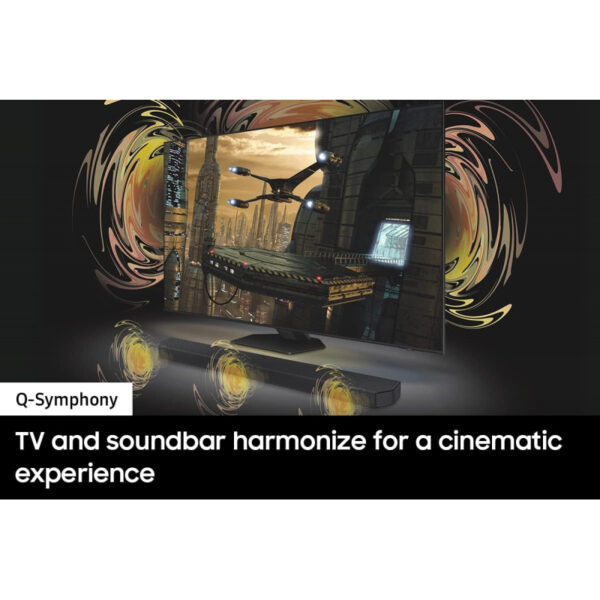 Samsung Soundbar With Wireless Subwoofer 3.1.2Ch Q-Series With Dolby Atmos / Dts:x, Spacefit Sound, Q-Symphony, One Remote Hw-Q700B/Zn