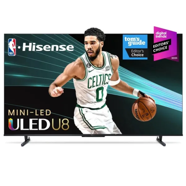 Hisense 75&Quot; Uled Tv Smart Uhd Mini Led 4K Google, Pro Quantum, Dolby Vision Atmos, Peak Brightness, Total Hdr Solutuion, 2.1.2 Multi Channel Surround 75U8K