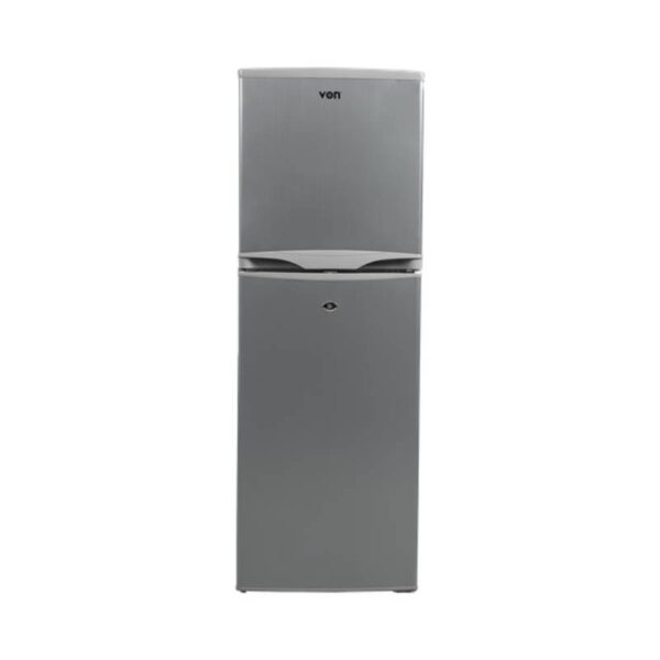 Von Double Door Fridge 134L, Silver Vart-22Dhs