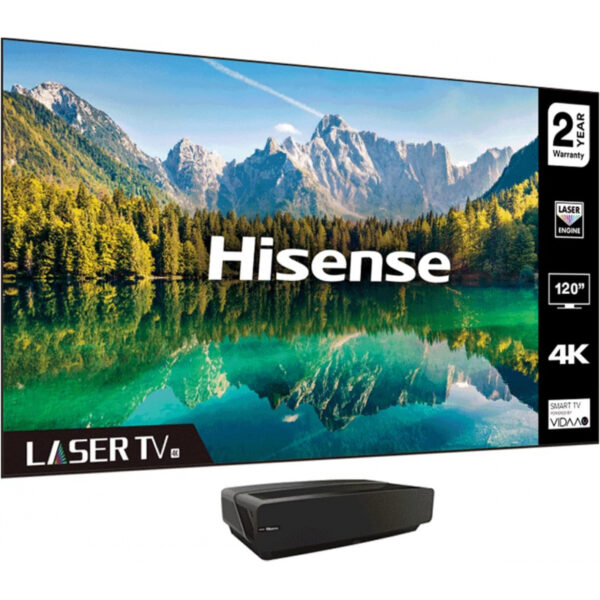 Hisense 80-120&Quot; Uhd 4K Impressive Adaptable Laser Smart Tv Console Theatre With Dolby Vision Atmos, Vidaa, Game Mode Pl1H