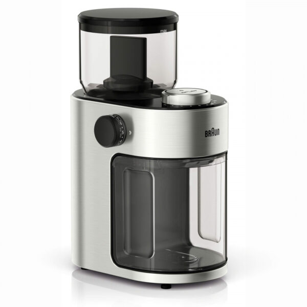 Braun Burr Grinder 500G 250W Stainless Steel Auto Off 9 Main Grind Settings &Amp; 6 Intermediate Kg701Ai-Kg7070