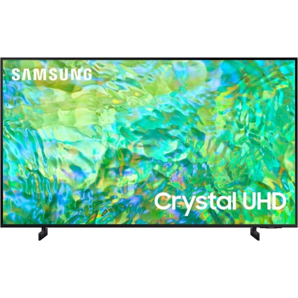 Samsung 65&Quot; Crystal Uhd 4K Smart Tv Cu8000 With Air Slim Design, ,Ots Sound, Q-Symphony, Motion Xcelerator, Smart Hub, Solarcell Remote 65Cu800