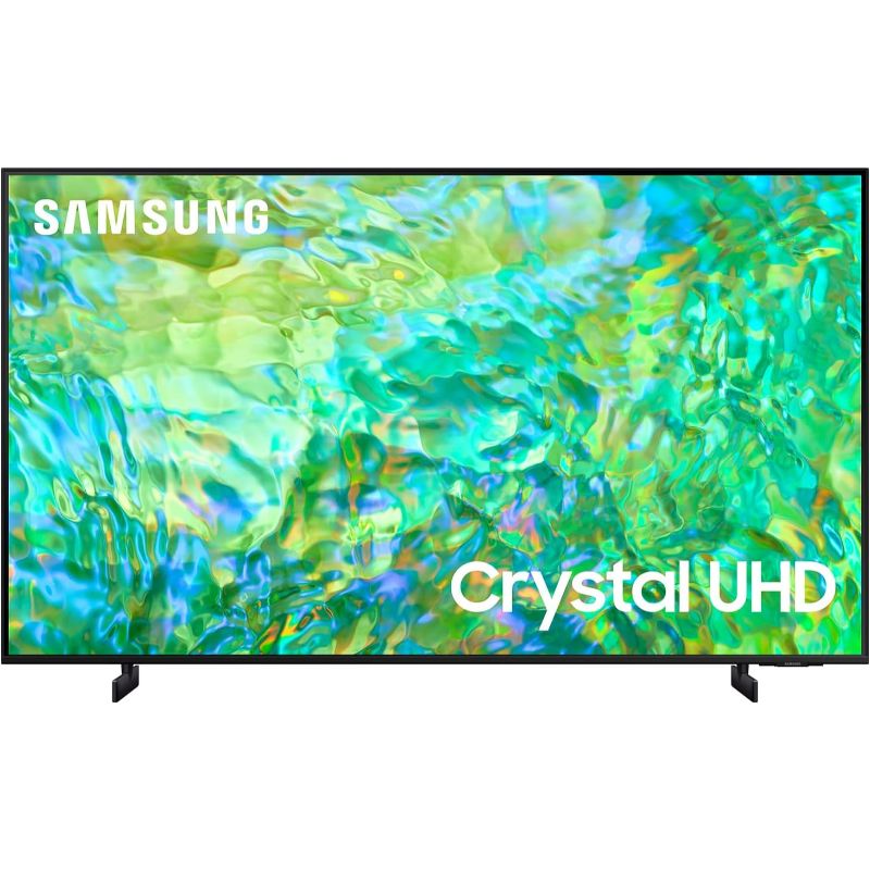 Samsung 65&Quot; Crystal Uhd 4K Smart Tv Cu8000 With Air Slim Design, ,Ots Sound, Q-Symphony, Motion Xcelerator, Smart Hub, Solarcell Remote 65Cu800