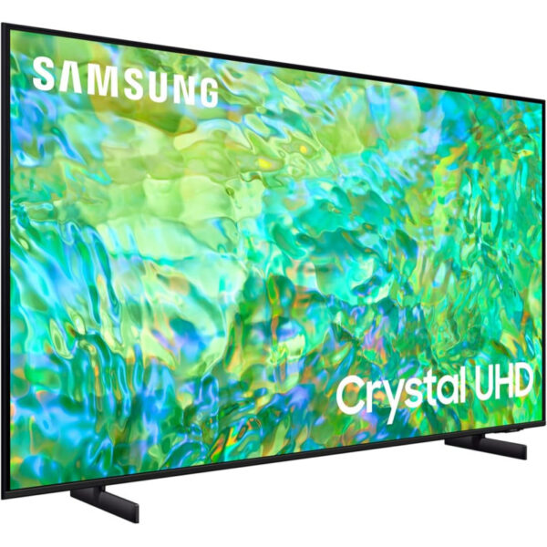 Samsung 65&Quot; Crystal Uhd 4K Smart Tv Cu8000 With Air Slim Design, ,Ots Sound, Q-Symphony, Motion Xcelerator, Smart Hub, Solarcell Remote 65Cu800