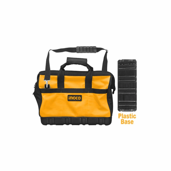 Ingco Tools Bag 16&Quot; With Internal Pockets &Amp; Adjustable Shoulder Strap Htbg03