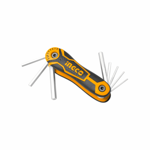 Ingco Industrial Pocket Hex Key 8Pcs Set Hhk14081