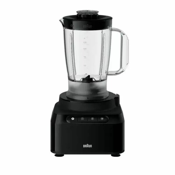 Braun Food Processor 7 Attachment , 800W, 2 Speeds, Pulse Function, 1.2L Capacity, Blender &Amp; Bowl 2L , Slicing And Grating Disc, Dough, Ice Crusher Blade, Fp301Ai-Fp3132Bk