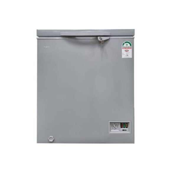 Von Chest Freezer 142L, Grey Single Door VAFC15DKG/DHG