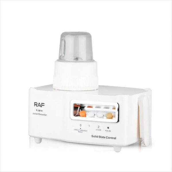 Raf Food Processor 4In1 400W 1.5L Multifunctional Plastic Jar Juicer, Blender, Chopper, Grinder With Full Copper Motor, Low Noise, Smooth Operation R.2819