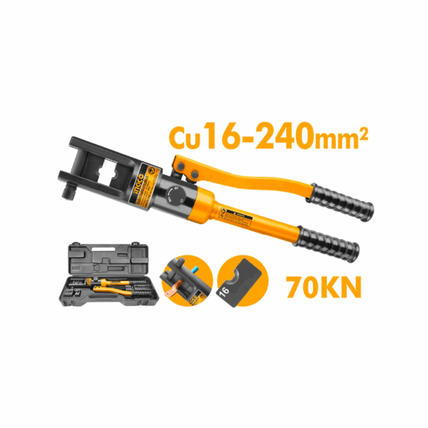 Ingco Hydraulic Crimping Tool 70Kn Hhct01240
