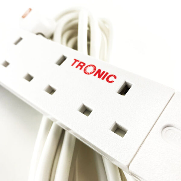 Tronic 4 Way Extension Socket With 5 Meter Cable